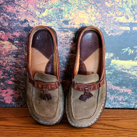 Born Shoes - BORN MARY JANE LOAFER MULES SHOES